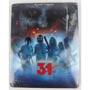 31 A Rob Zombie‎ Film Blu-Ray + Digital Copy New Sealed Horror Movie Thriller